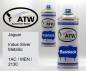 Preview: Jaguar, Indus Silver Metallic, 1AC / MEN / 2130: 400ml Sprühdose + 400ml Klarlack - Set, von ATW Autoteile West.